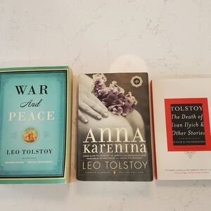 Set of Three Leo Tolstoy Books